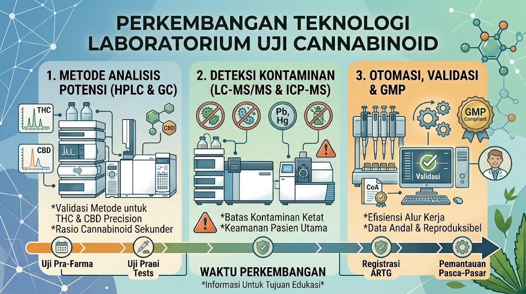 Perkembangan Teknologi Laboratorium Uji Cannabinoid